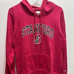 Champion Hoodie Adult L Red Stanford Cardinal Pullover Pockets NCAA Sweatshirt